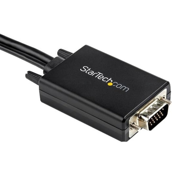 StarTech.com 6 ft. (1.8 m) VGA to HDMI Adapter - USB-Powered - 1080p - Front