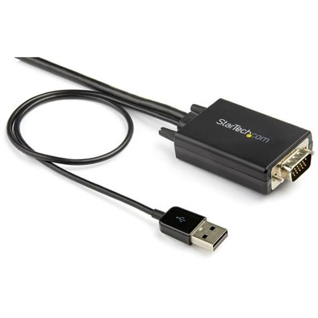 StarTech.com 6 ft. (1.8 m) VGA to HDMI Adapter - USB-Powered - 1080p - Right