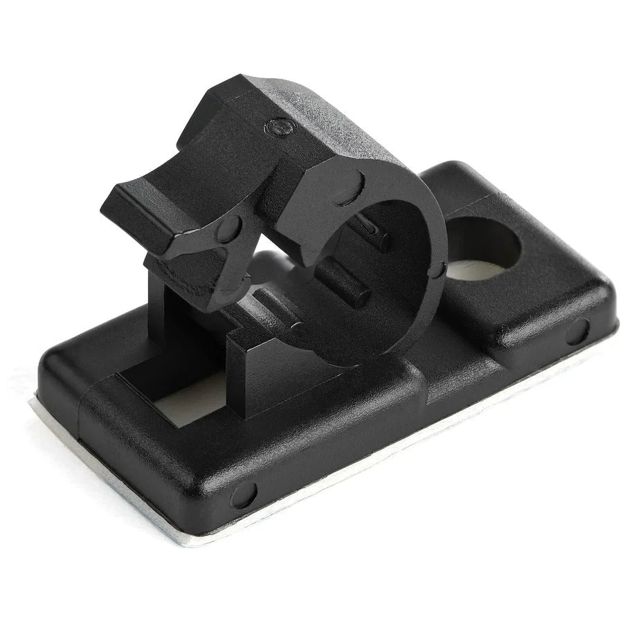 StarTech.com Cable Clamps (CBMCC1) - Black Nylon 66 - 0.50’’ Length - 100/Pack - Computer / Laptop Accessories