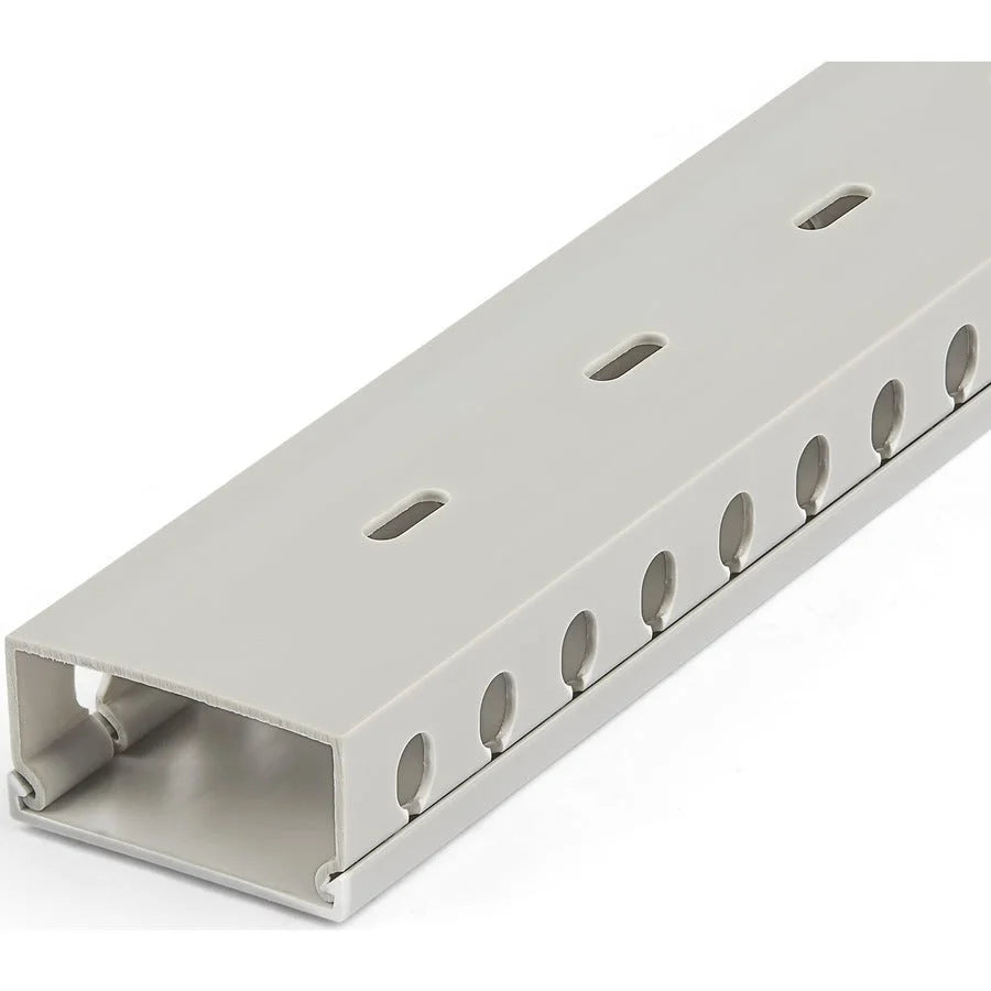 StarTech.com Cable Raceway: Gray PVC 2’’ Length - TAA Compliant - Computer / Laptop Accessories