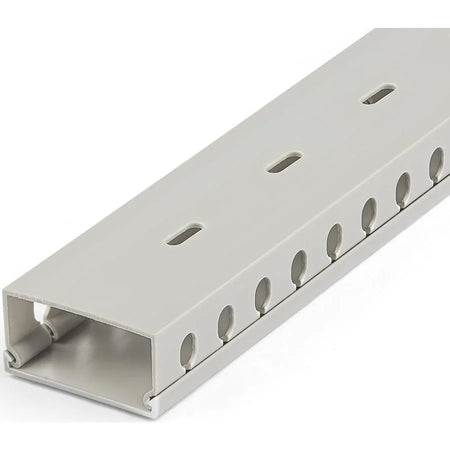 StarTech.com Cable Raceway: Gray PVC 2’’ Length - TAA Compliant - Computer / Laptop Accessories