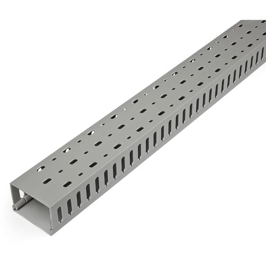 StarTech.com Cable Raceway: Gray PVC 3’’ Length - TAA Compliant - Computer / Laptop Accessories