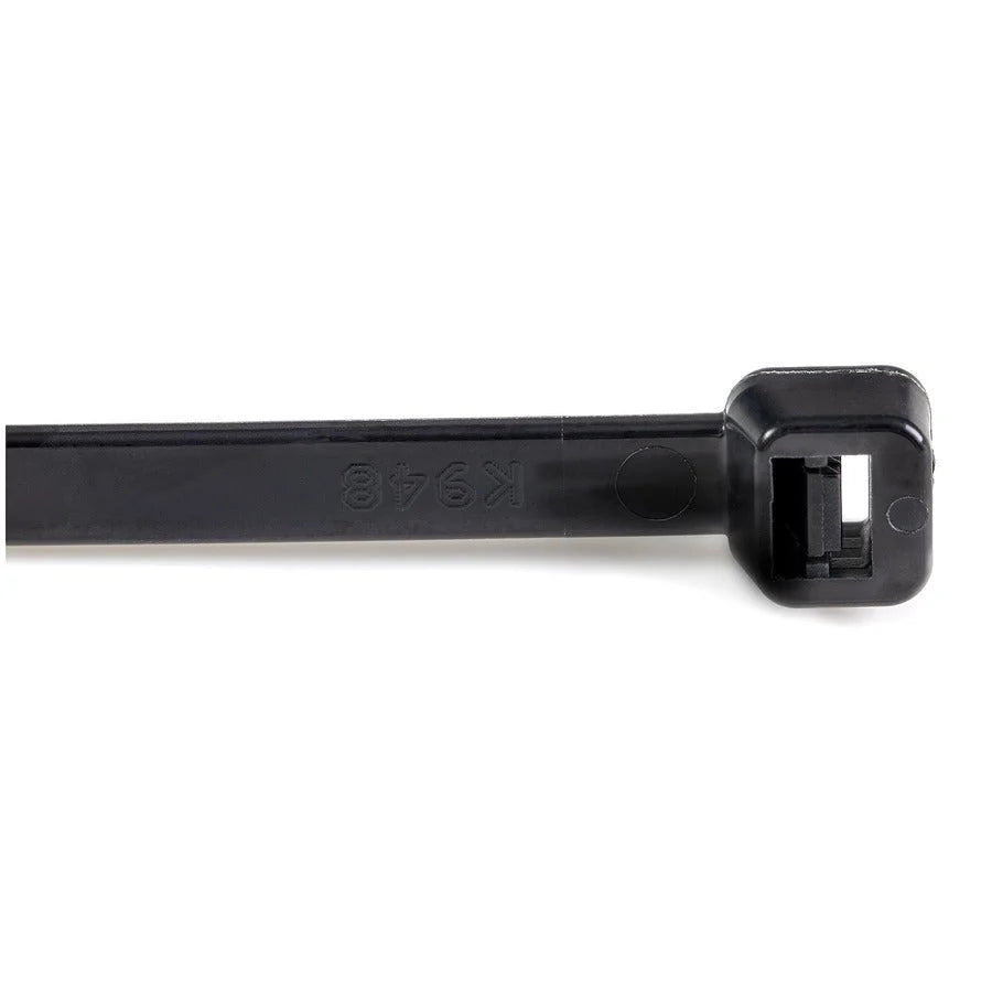 StarTech.com Cable Ties - Black Nylon Zip Tie 8’’ Length - 100 Pack - Computer / Laptop Accessories