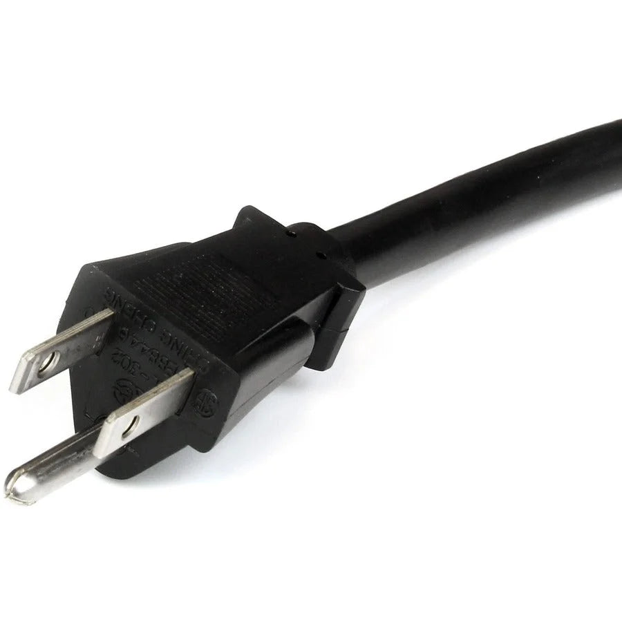 StarTech.com Computer Power Cord - 8 ft 125V AC 15A - Black - Cords & Surge Protectors