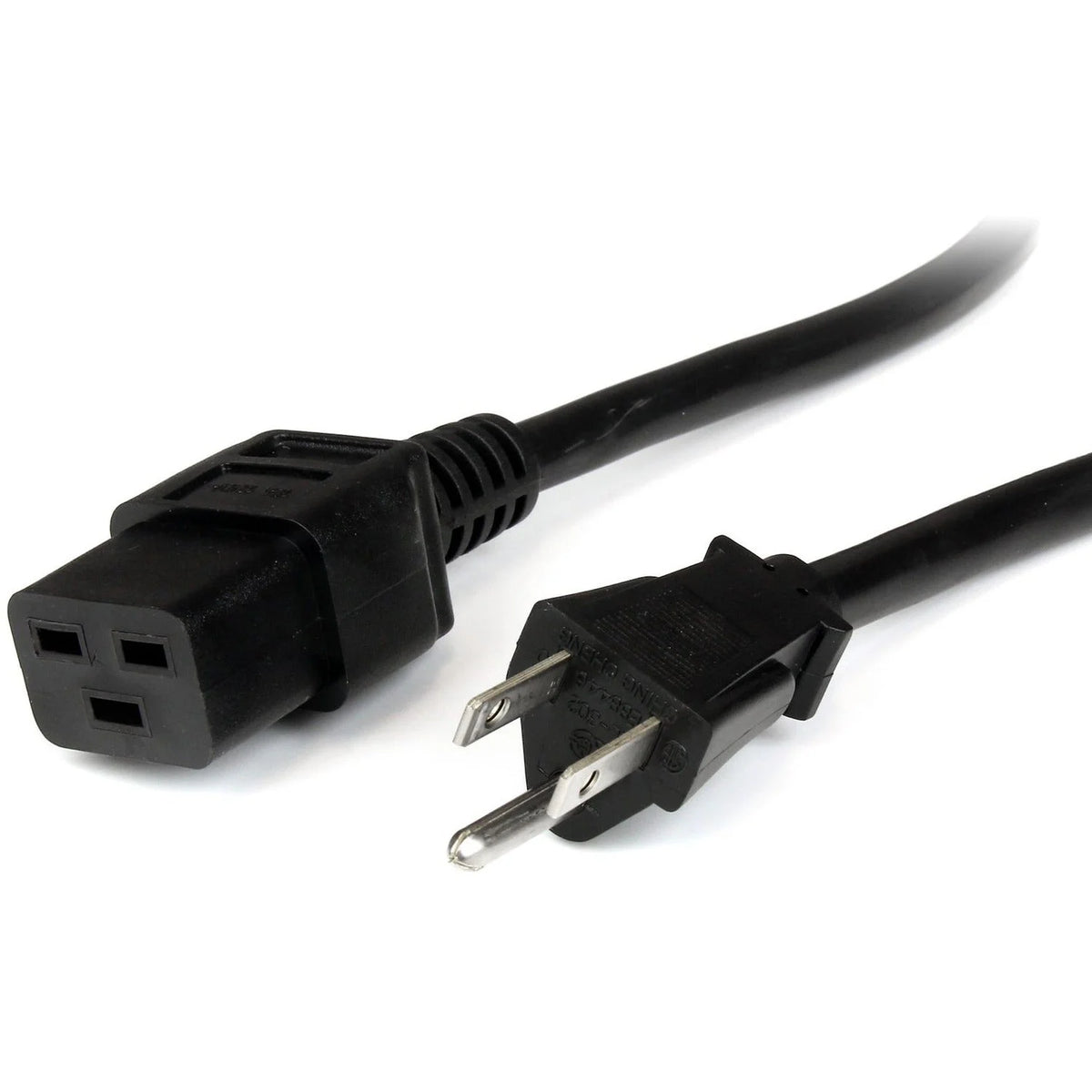StarTech.com Computer Power Cord - 8 ft 125V AC 15A - Black - Cords & Surge Protectors