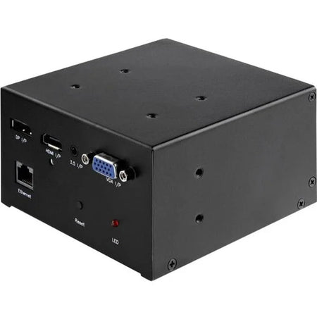 StarTech.com Conference Table Connectivity Box Audio/Video Module - Black Aluminum & Plastic - Computer / Laptop