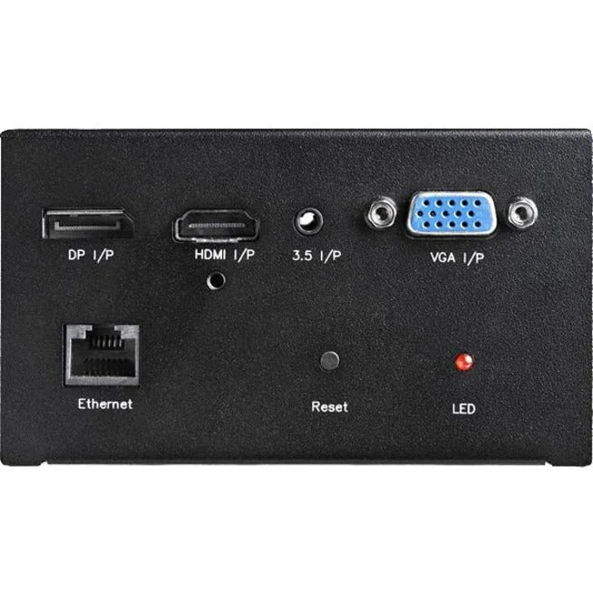 StarTech.com Conference Table Connectivity Box Audio/Video Module - Black Aluminum & Plastic - Computer / Laptop