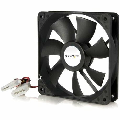 StarTech.com 120mm Dual Ball Bearing CPU Case Fan LP4 - 1 Pack - Left