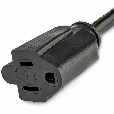 StarTech.com Flat Extension Cord - NEMA 5-15R to NEMA Right-Angle 5-15P - 3 ft. - Alternate-Image3