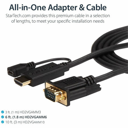 StarTech.com HDMI/VGA Video Cable - Alternate-Image1