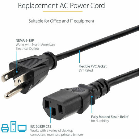 StarTech.com IBM Standard Power Cord - Alternate-Image2