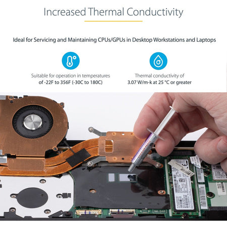 StarTech.com Metal Oxide Thermal CPU Paste Compound Tube (1.5g) - Alternate-Image3