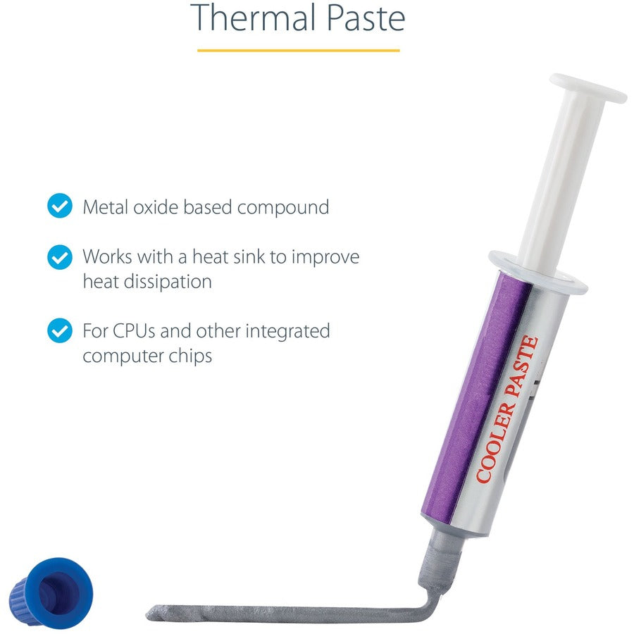 StarTech.com Metal Oxide Thermal CPU Paste Compound Tube (1.5g) - Alternate-Image4