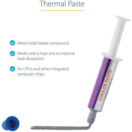 StarTech.com Metal Oxide Thermal CPU Paste Compound Tube (1.5g) - Alternate-Image4