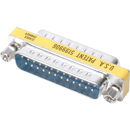 StarTech.com Slimline DB25 Gender Changer: M/M Cable Adapter - Computer / Laptop Accessories