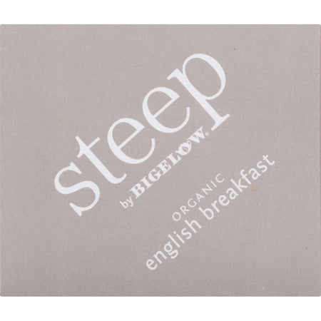 Steep by Bigelow® Organic English Breakfast Black Tea Bag - 1.6 oz - 20 Teabag - GMO Free - Kosher