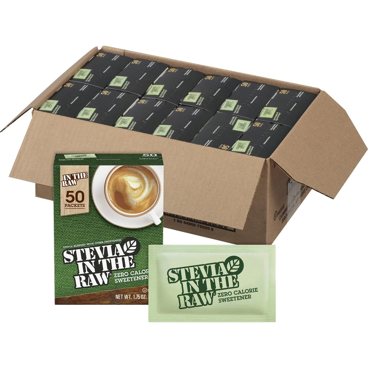 Stevia In The Raw Sweetener Packets - Natural Flavor - 50/Box - Condiments