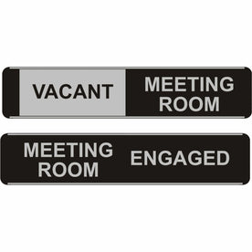 Stewart Superior Conference Room Sign: ’Meeting Room’ Print Engaged/Vacant Indicators - Signs & Nameplates