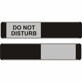 Stewart Superior ’Do Not Disturb’ Sign - 10’’x2’’ Aluminum/PVC - 1 Piece - Signs & Nameplates