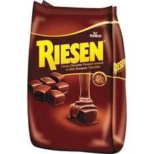 Storck Riesen Chewy Chocolate Caramels - Individually Wrapped - 1.87 lb Bag - Sweets