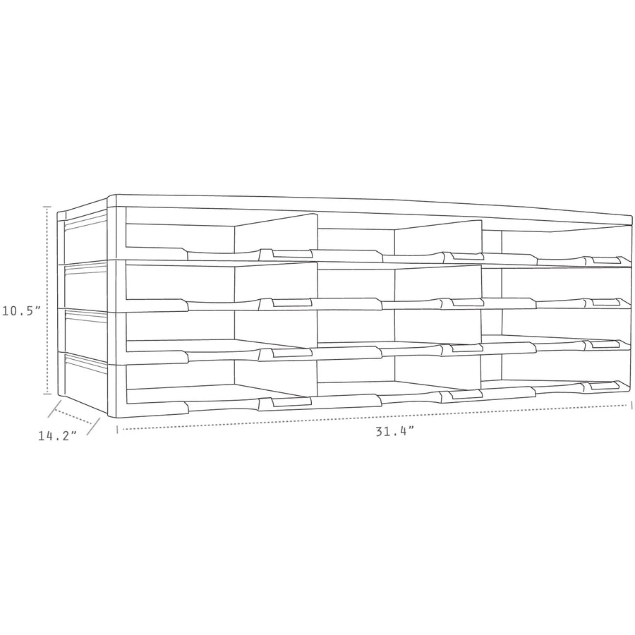 Storex 12-compartment Organizer - Alternate-Image1