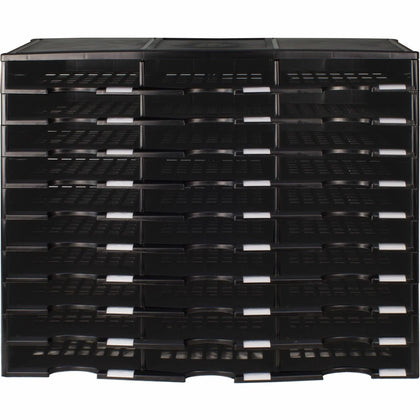 Storex Literature Sorter: 30-Compartment Stackable Organizer - Holders/Sorters