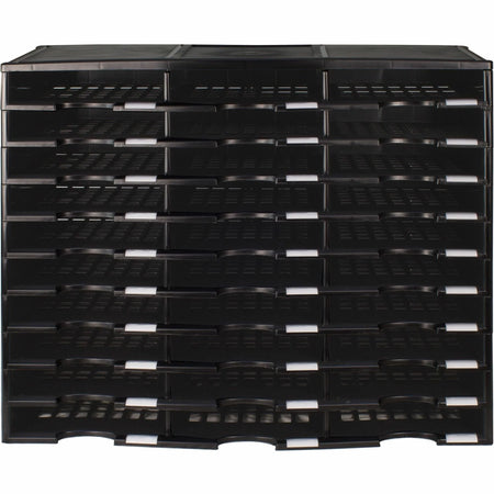 Storex Literature Sorter: 30-Compartment Stackable Organizer - Holders/Sorters