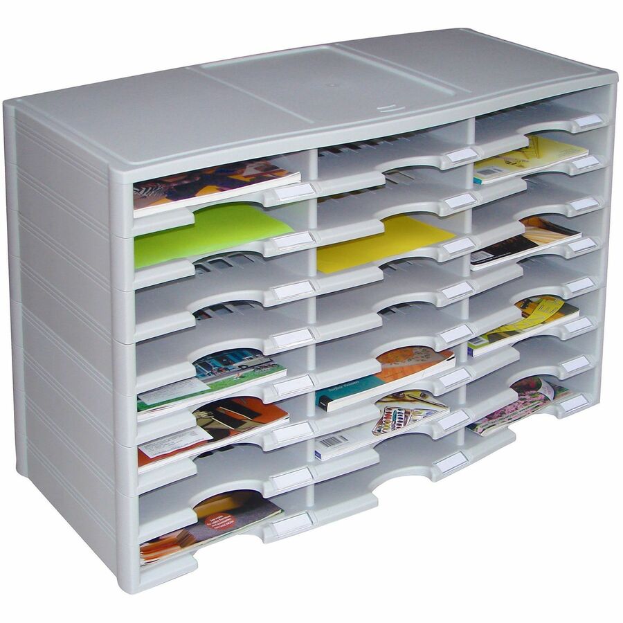 Storex Stackable Literature Sorter - Left