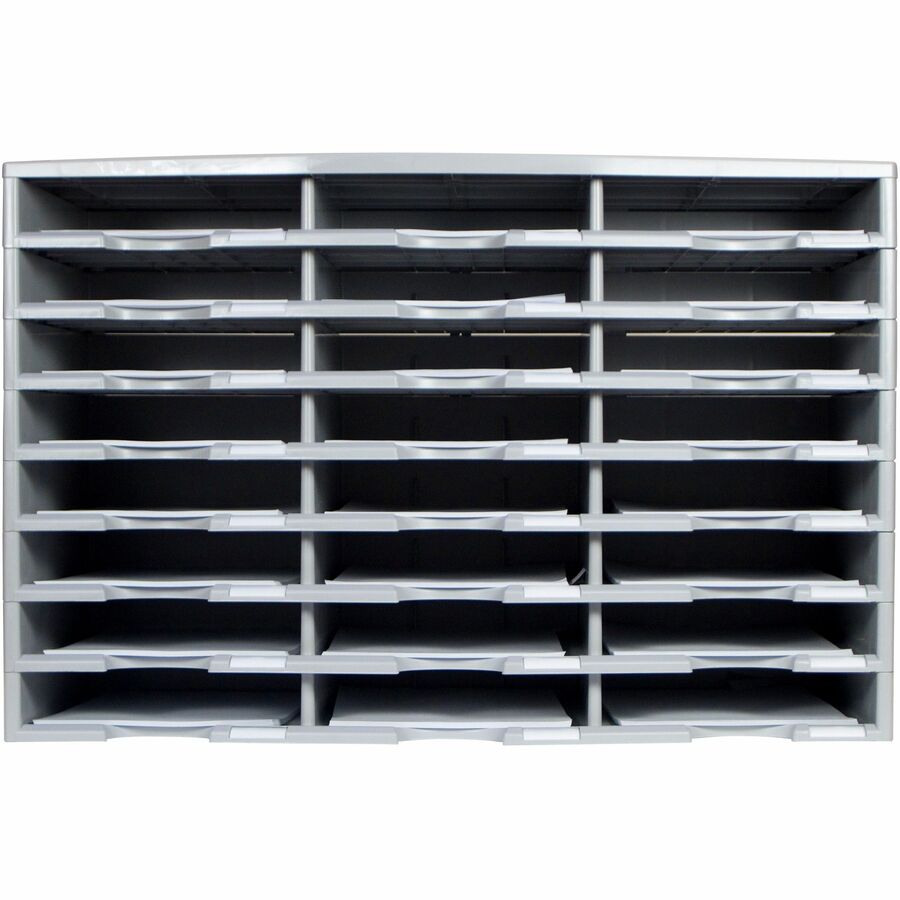 Storex Stackable Literature Sorter - Front