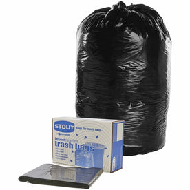Stout Insect Repellent Trash Bags: 55 gal Capacity 52’’x37’’ 2 mil Thickness - Bags & Liners