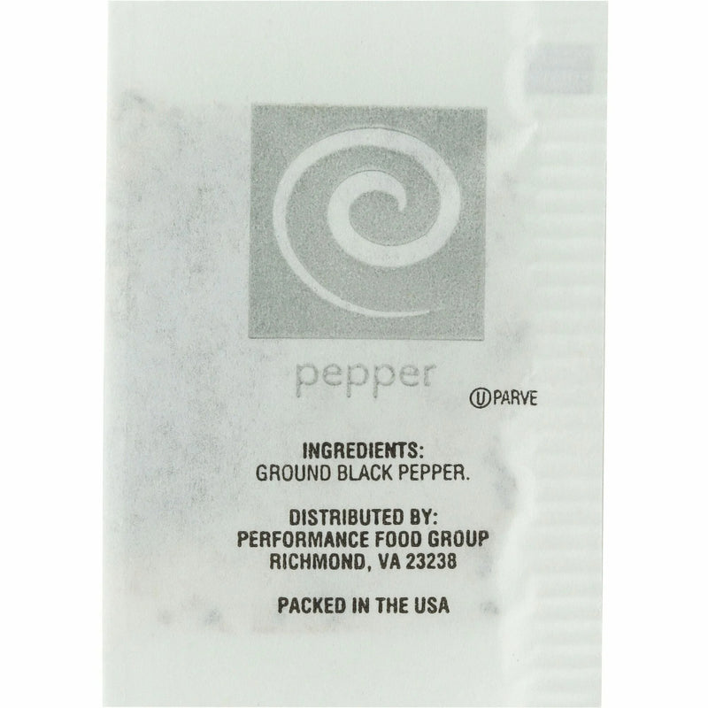 Sugar Foods Pepper Packets - oz - 1000/Bag - 3 / Carton - Condiments