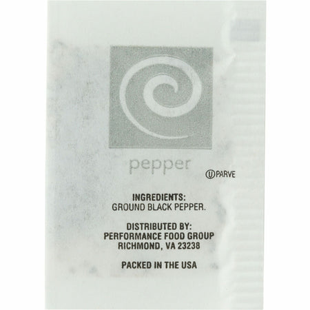 Sugar Foods Pepper Packets - oz - 1000/Bag - 3 / Carton - Condiments
