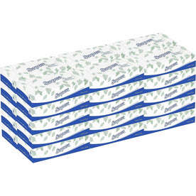 Surpass Flat Box Facial Tissue: 2-Ply WhiteBox - 100/Box - 30/Carton - Tissues