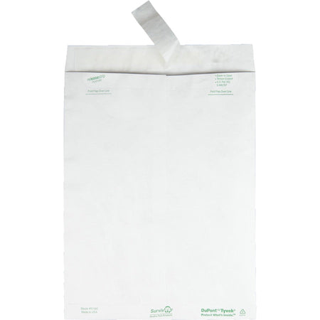 Survivor&reg; 10 x 13 DuPont Tyvek Catalog Mailer with Self-Sealing Closure - Rear