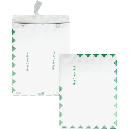Survivor® 6x9 Tyvek First Class Mailers - Self-Seal Closure - White - 100/Box