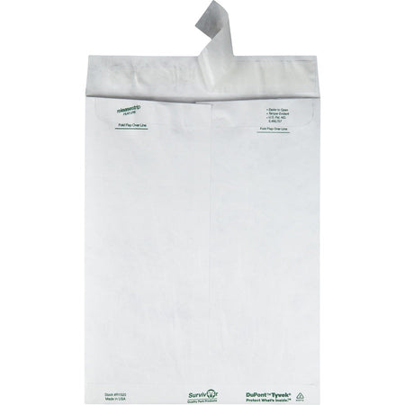 Survivor&reg; 9-1/2 x 12 1/2 DuPont Tyvek Catalog Mailers with Self-Seal Closure - Rear
