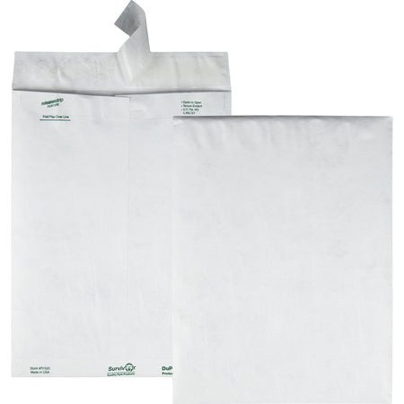 Survivor&reg; 9-1/2 x 12 1/2 DuPont Tyvek Catalog Mailers with Self-Seal Closure - 2000