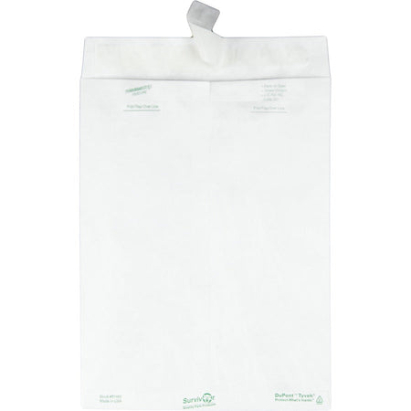 Survivor&reg; 9 x 12 DuPont Tyvek Catalog Mailers with Self-Sealing Closure - Rear