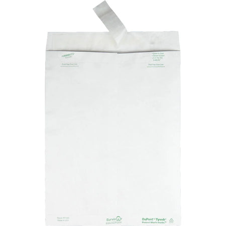 Survivor® Tyvek Catalog Mailer: Self-Sealing White 10 x 13 - 100/Box - Mailers