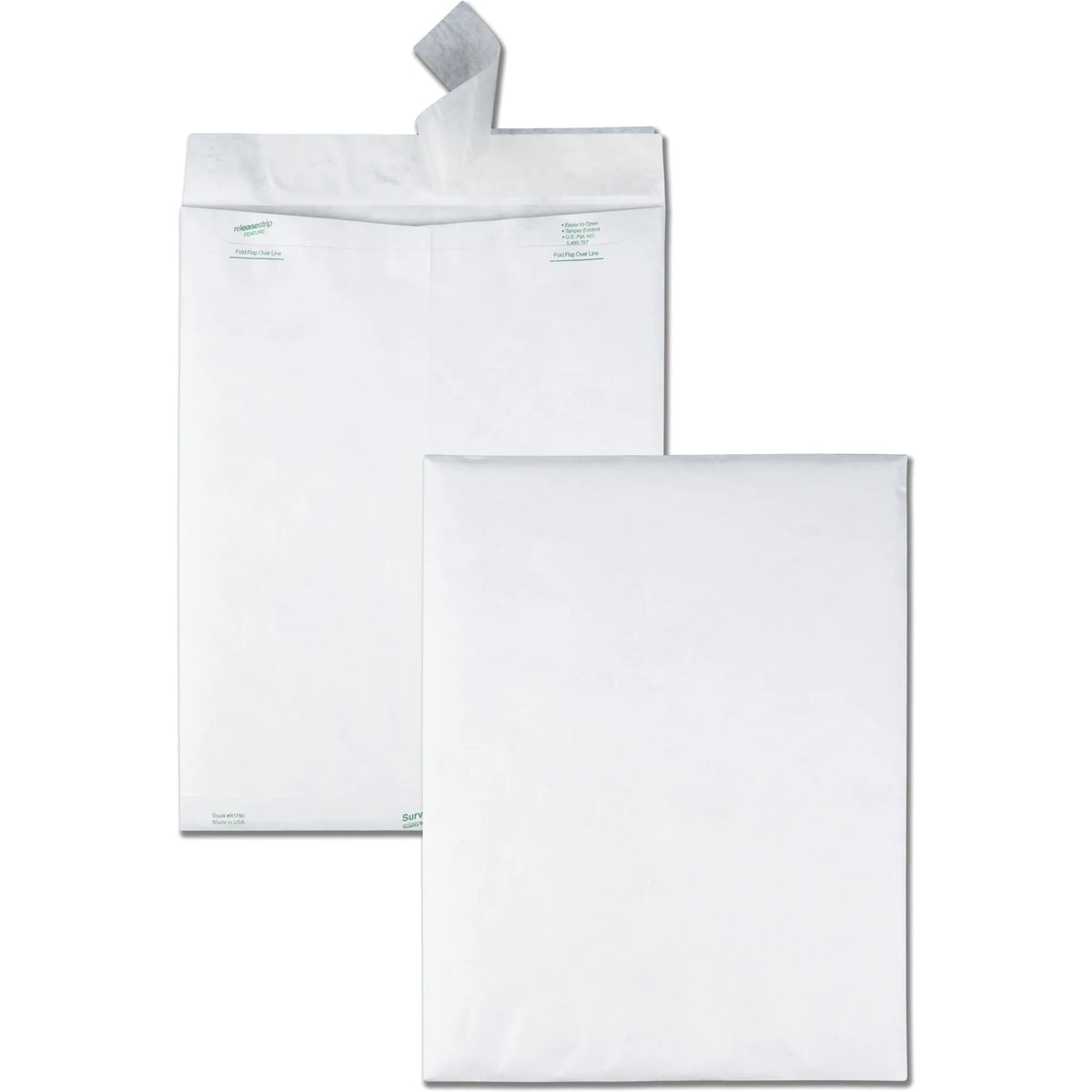 Survivor® Tyvek Catalog Mailers - Durable 12x15-1/2 Peel & Seal - White - 100/Box