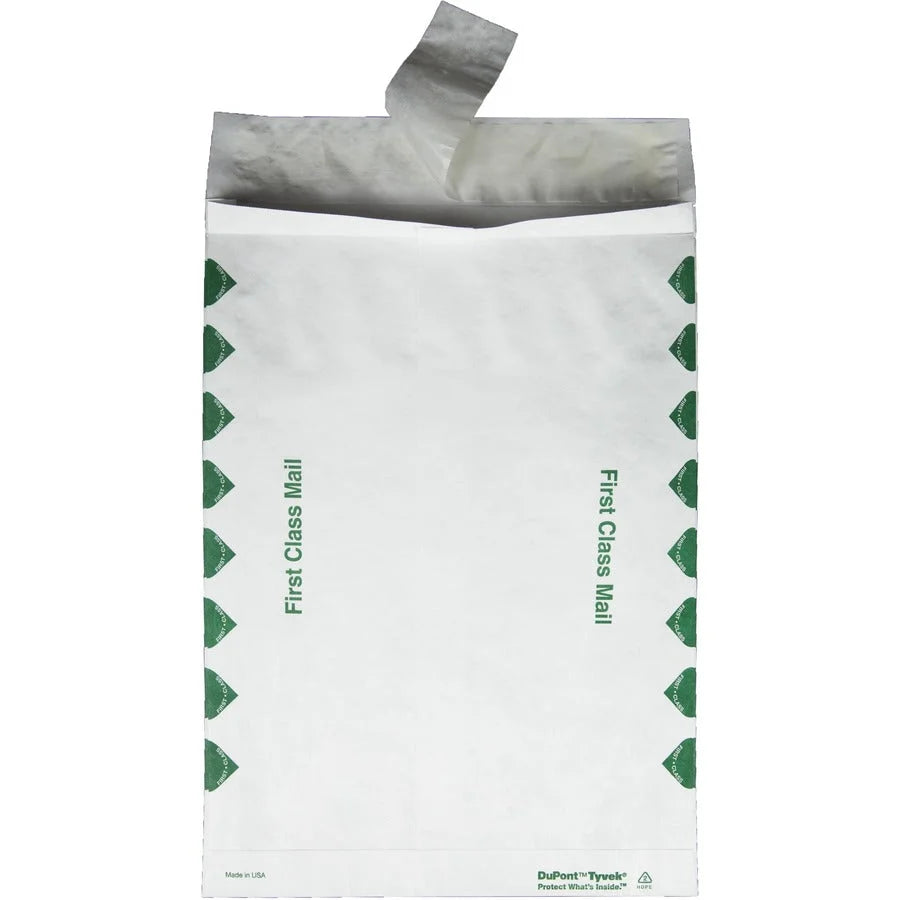 Survivor® Tyvek Expansion Mailers - First Class 10x13x1.5 - White 100/Carton - Specialty Envelopes