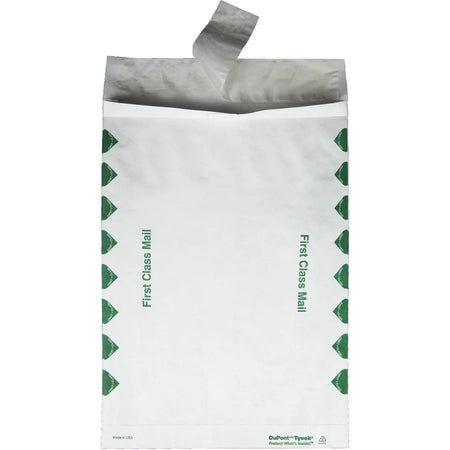 Survivor® Tyvek Expansion Mailers - First Class 10x13x1.5 - White 100/Carton - Specialty Envelopes