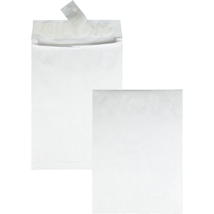 Survivor® Tyvek Expansion Mailers - Self-Seal Closure - 10x13x1.5 - White - 100/Carton