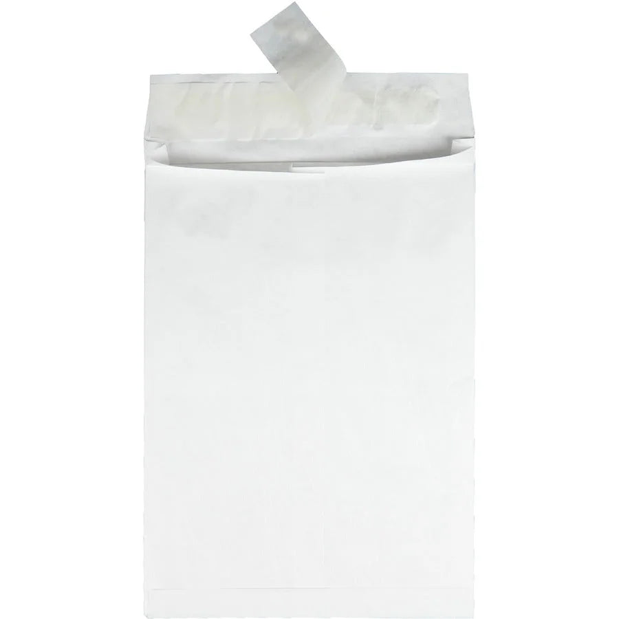 Survivor® Tyvek Expansion Mailers - Self-Seal Closure - 10x13x1.5 - White - 25/Box