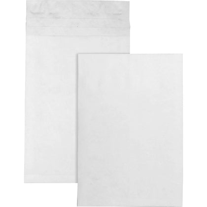 Survivor® Tyvek Expansion Mailers - Self-Seal Closure - 12x16x2 - White - 100/Carton