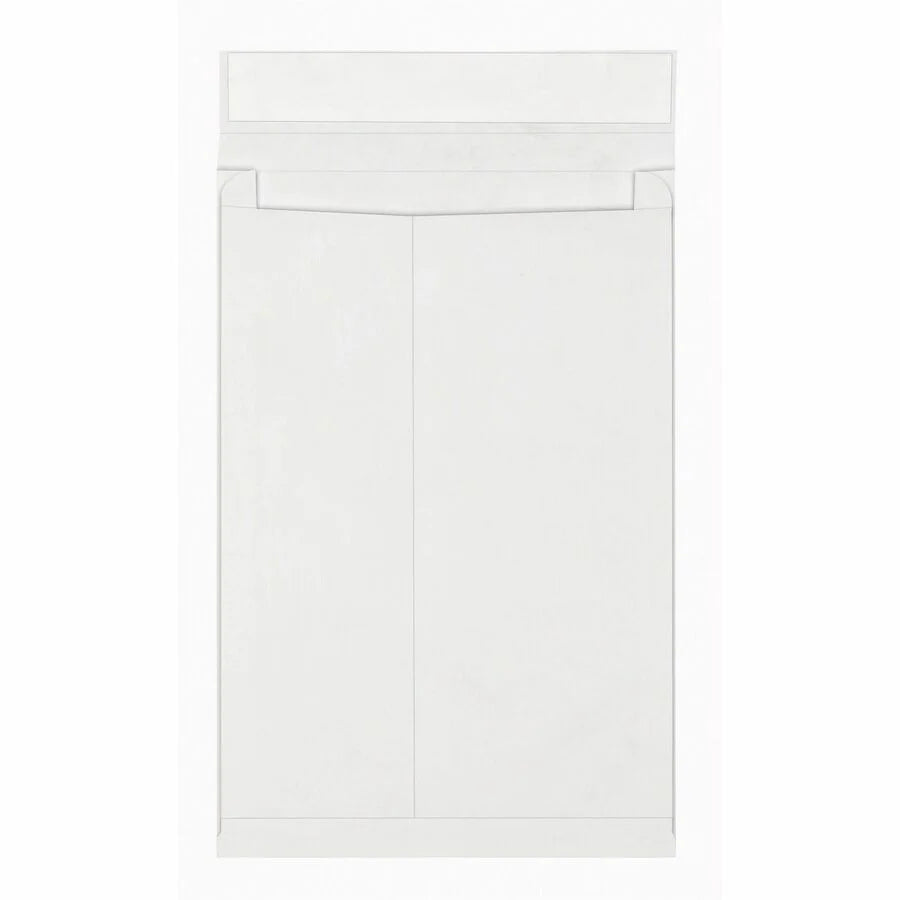 Survivor® Tyvek Expansion Mailers - Self-Seal Closure - 12x16x2 - White - 100/Carton