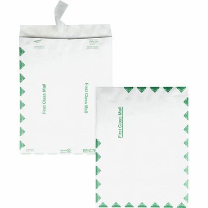 Survivor® Tyvek First Class Mailer - Self-Sealing White - 10 x 13 - 100/Box - Mailers