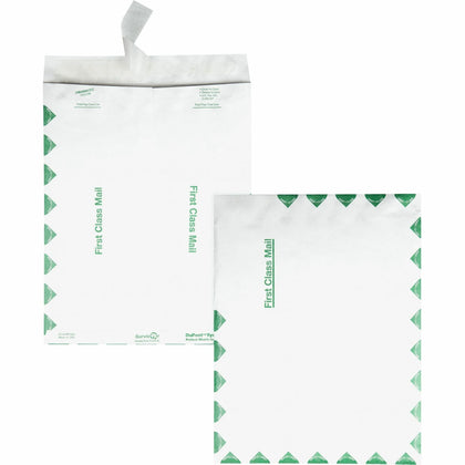Survivor® Tyvek First Class Mailer - Self-Sealing White - 10 x 13 - 100/Box - Mailers