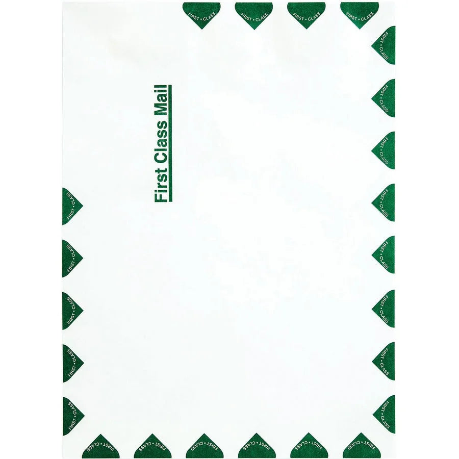 Survivor® Tyvek First Class Mailers - Self-Seal Closure - 9x12 - White - 100/Box