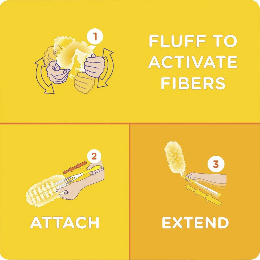 Swiffer 360 Dusters Extender Kit: 36’’ Handle Length Plastic White